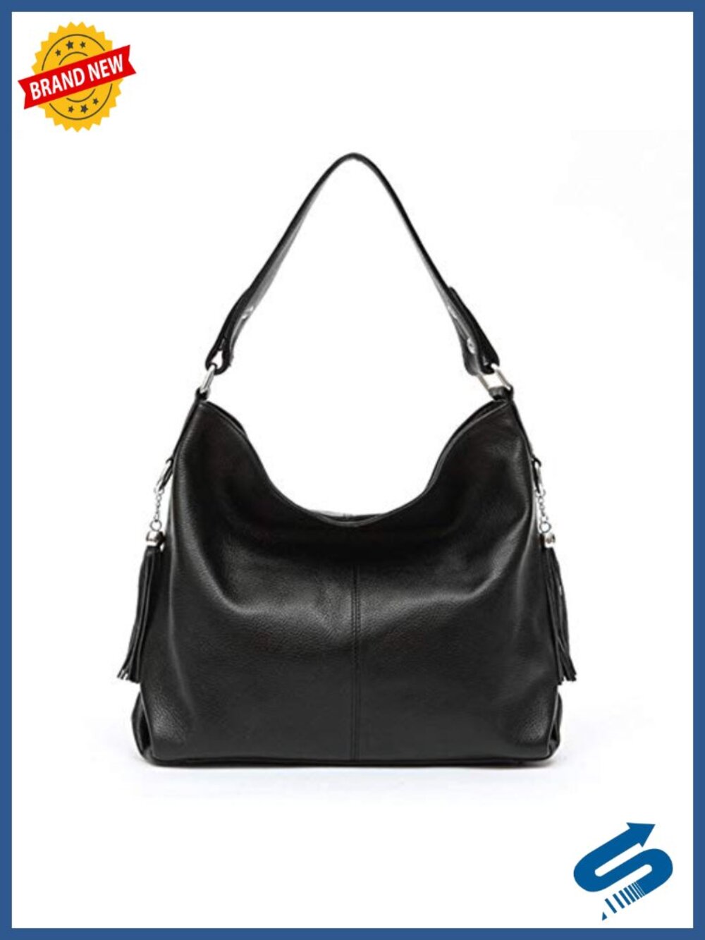 Genuine Leather Tassel Women's Handbag Shoulder Tote Messenger Hobo Bag Satchel